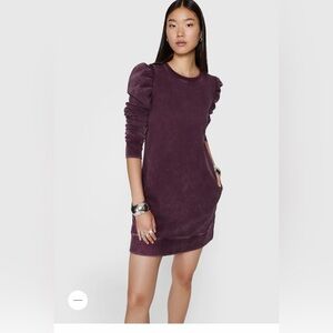 Rebecca Minkoff Deep Purple Long Sleeve Dress